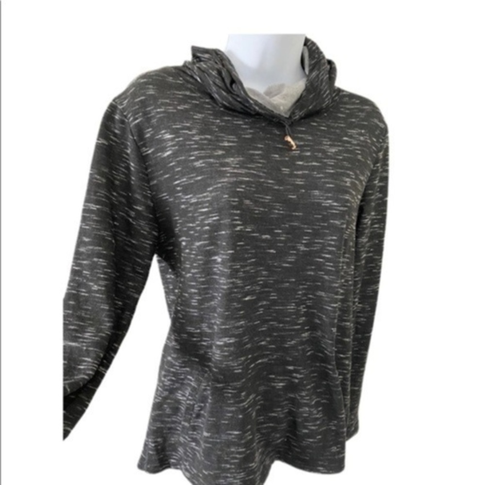 Shape brand light weight top with cowl neck